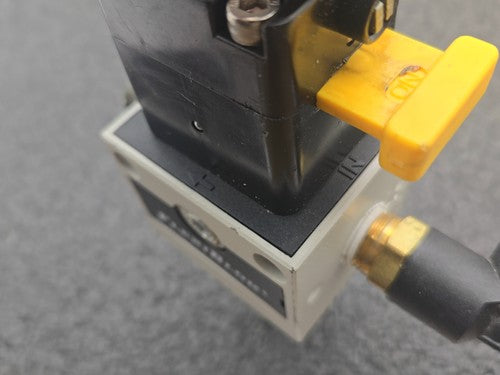 Numatics FlexiBlok S22C-CB4LM Pneumatic Valve 110V AC Slow Start Assembly