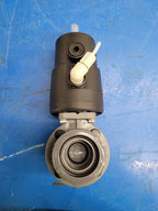 Lot of 4x Gemu Typ 410 Pneumatic Butterfly Valve DN 25 PN Air Open Spring Close