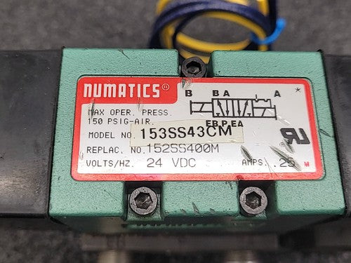 Numatics 153SS43CM Pneumatic Solenoid Valve Mark I Double Direct 24VDC