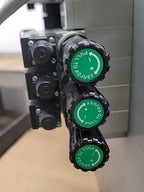 Hoffman Control Cabinet IDEC FA-3S PLC Numatics 3 Solenoid Valve ABB Contactors