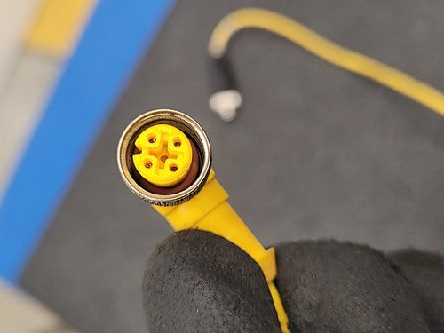 LOT Banner MQDC-415 RA M12 Connector Cable Cordset 26848 Euro Style Quick Barrel