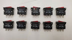 Lot of 10 TE Potter & Brumfield W51-A121B1-10 Thermal Circuit Breaker 10A 125VAC