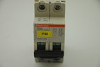 MERLIN GERIN C6A Multi 9 C60 Cat# 24447 2-Pole Circuit Breaker - Lot of 2