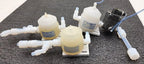 Lot of 2x Plast-O-Matic X1108-PP Pneumatic Diaphragm Valve 1/2in Npt