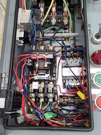 Allen Bradley Bulletin 512 Combination Controller Motor Starter Control Panel