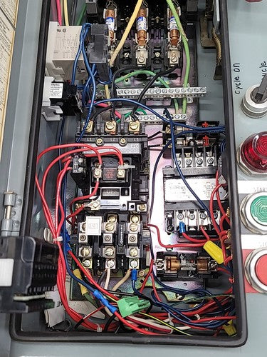 Allen Bradley Bulletin 512 Combination Controller Motor Starter Control Panel