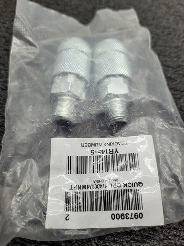 Quick Coupler 1/4 x 1/4 MNPT Automotive Tru-Flate Heavy Duty Quick Disconnect QD