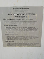 Excellon Automation 215508-02 High Speed Spindle Closed Loop Chiller System 110V