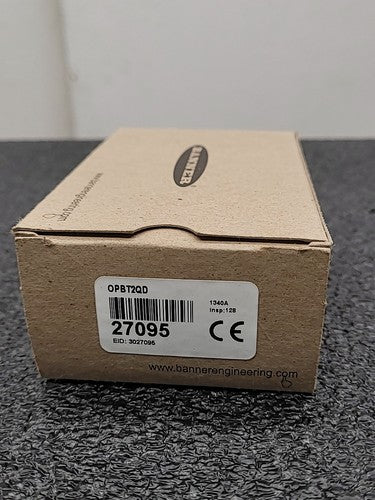 Banner OPBT2QD Omni-Beam Power Block Sensor DC Input 27095 Photoelectric