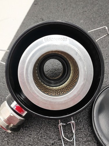 Vacuum Pump Inline Filter Housing 0530000002 Industrial Air Filter DN20 1.5" NPT