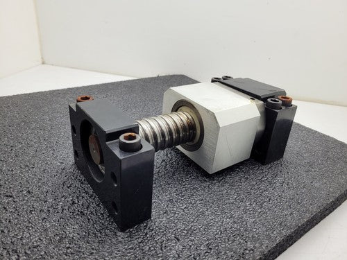 Ball Screw 3.5" travel 0.37" Pitch 1" input shaft 1.5" major Diameter Heavy Duty