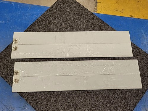 Pair Watlow Strip Band Plate Heater Heating Element Type M V460 1500W 16"x4"