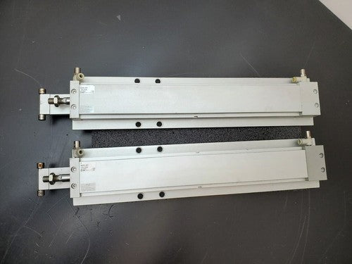 PAIR, 2X MUB32-400-DCL7204L 400mm Travel Pneumatic Linear Actuator Non Rotating