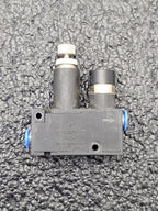 Lot 3x Pisco RVUM4-4 LRMA-QS-6  Inline Pressure Regulator Reducing Valve Gauge