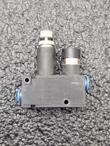 Lot 3x Pisco RVUM4-4 LRMA-QS-6  Inline Pressure Regulator Reducing Valve Gauge