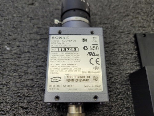 SONY XCD-SX90 Industrial CCD Camera Monochrome Camera 1/3 Type Progressive #4