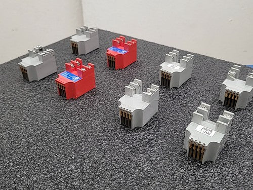 Lot of 8x Banner Industrial Relay Terminal Block PBA PBP 120VAC L941887