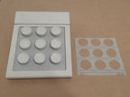 HP 46085A 9 Roller Wheel Knob Keypad Controller Unit Numeric Pad Interface
