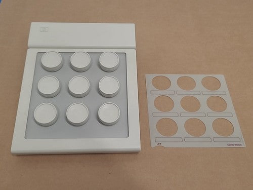 HP 46085A 9 Roller Wheel Knob Keypad Controller Unit Numeric Pad Interface