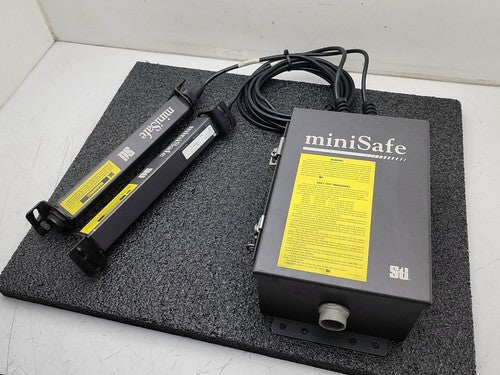 STI miniSafe MS4316  Safety Light Curtain 7.5" Beam Pair w/ Controller 42268-04