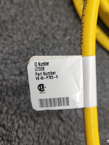 Turck VB VB 40-P7X5-5 Multi Box Junction Cable Cordset U7008 M12 Sensor 4 Port