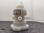 lot of 2 Furon High Purity Valve 1108555 + 1108547  1/4" Pneumatically Actuated