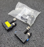 Lot 3x Pisco RVUM4-4 LRMA-QS-6  Inline Pressure Regulator Reducing Valve Gauge