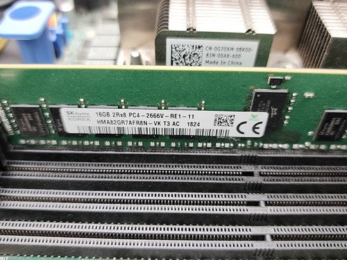 Dell EMC PowerEdge R540 Rack Server 32GB SK Hynix 2x Xeon Bronze 3104 CPU 8x LFF