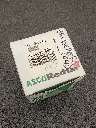 ASCO Red Hat Solenoid Valve Brass NC Air Inert Gas 8262H208 6WTT9