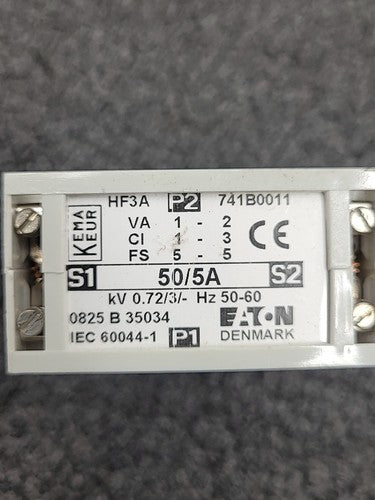 Eaton Holec HF3A Current Transformer 50/5A 741B0011 IEC 60044-1 CT Sensor