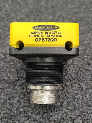 Banner OPBT2QD Omni-Beam Power Block Sensor DC Input 27095 Photoelectric