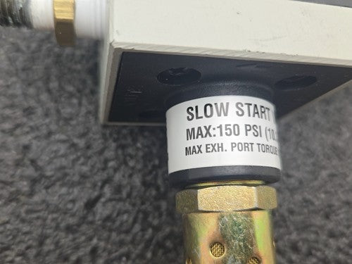 Numatics FlexiBlok S22C-CB4LM Pneumatic Valve 110V AC Slow Start Assembly