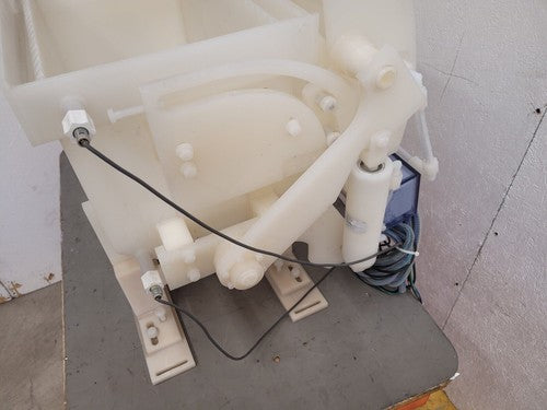 PTFE High Purity Liquid Bath Acid Rinse Tank Lift Lid MKS 4210um SMC LVW90-80N