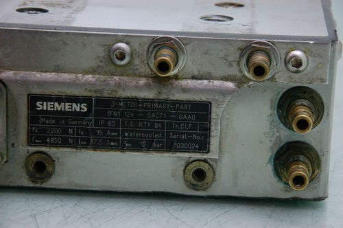 Siemens Sinamic  Magnetic Linear Motor Primary Part  1FN1 124-5AC71-0AA0