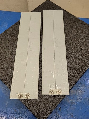 Pair Watlow Strip Band Plate Heater Heating Element Type M V460 1500W 16"x4"