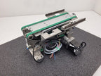 Beckhoff Stepper Motor Driven Extendable 2 Belt Conveyor 13" to 19" Extension A