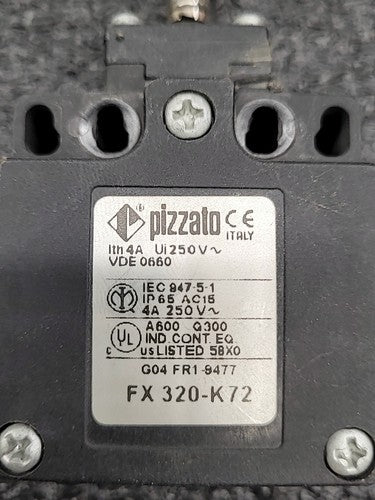 Pizzato FX 320-K72 Limit Switch Position Sensor Ue 250V Ith 4A PG13.5 Lot of 2