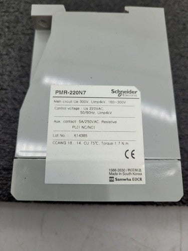 Schneider Electric Samwha PMR-22 PMR 22  Phase Monitoring Relay 160-300V 3PH