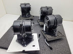 Lot of 4 Squirrel Cage Dual Sided Motor Cooling Fan Phase 2 Space Blower EB1