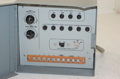 Continental Instruments Cypher Lock CypherLock Logic Controller  Parts or Repair