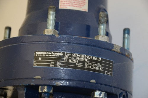 WATT Drive WAC81K4 Gear Motor, 230/400VAC w/ Sumitomo CNFX 29:1 Gearhead