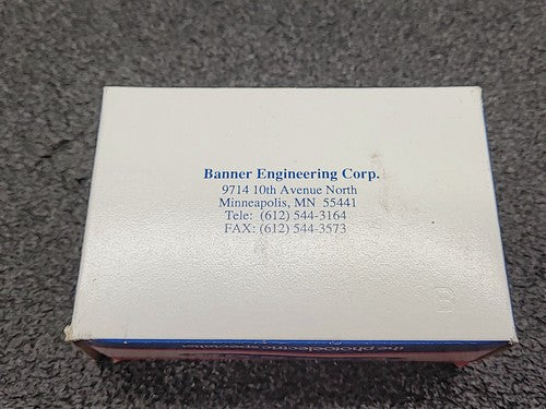 Banner OTBVP6 28589 Optical Touch Button Photoelectric Sensor PNP Momentary