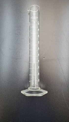 Lot of Pyrex Kimax VWR Borosilicate Glass Cylinder, Beaker, Funnel, Dish, Tongs