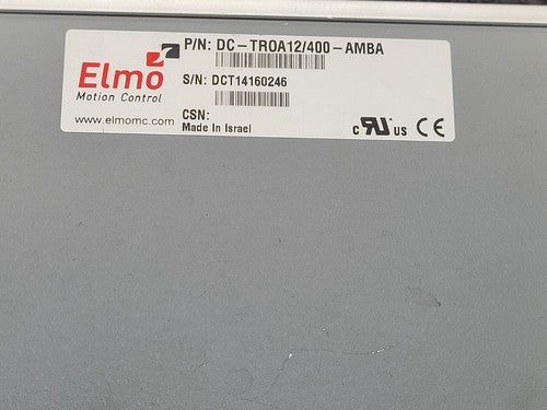 Elmo Motion Control DC TROA12/400-AMBA Cello Servo Drive 12A/4KW CET0-0200-0020