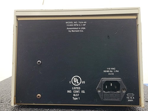 Cole-Parmer Masterflex 7524-40 L/S Digital Economy Drive Pump Head easy-LOAD II