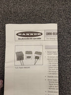 Banner OSBFX Omni-Beam Photoelectric Sensor Fiber Optic 27072