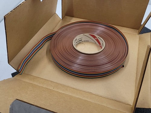 6 Rolls 3M Scotchflex Flat Cable Ribbon UL Style 2776 3302 16 Conductor 28 awg