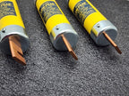 LOT of  3  LOW PEAK BUSSMANN LPS-RK-200SP current limiting fuses.