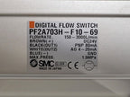 SMC Digital Flow Switch Air PF2A703H-F10-69 150-3000L/min 24VDC PNP