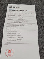 Druck PDCR 200 Pressure Transducer Sensor with Cable and Calibration Certificate